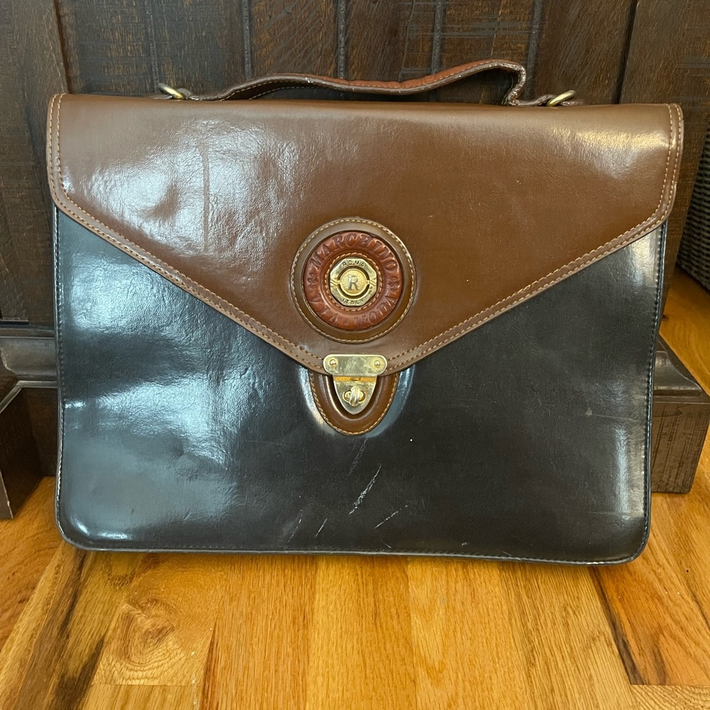 Vintage leather briefcase